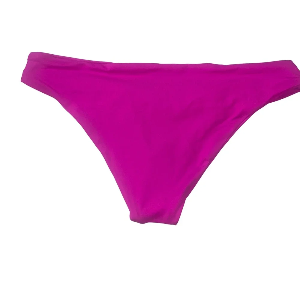 L*SPACE Sandy Bottom Bikini Bottoms Fuchsia Pink Swimsuit Fuchsia‎ XS
